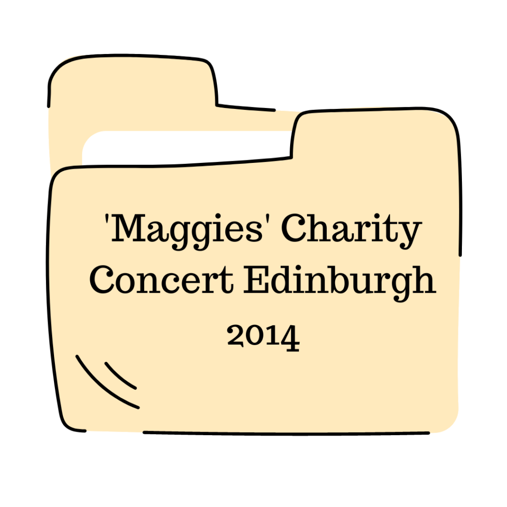 'Maggies' Charity Concert Edinburgh 2014 Gallery